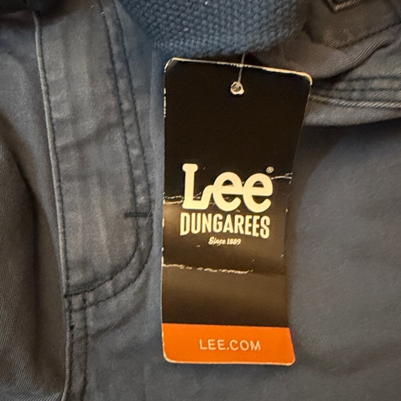 Lee Dungarees Cargo Shorts Utility Pockets Outdoor Cotton hiking blue men’s 33 - Picture 3 of 5